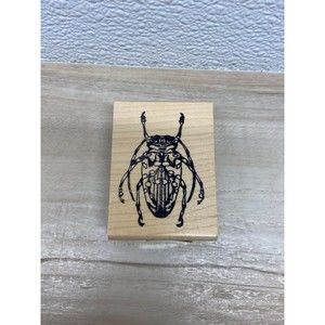 Simple Pleasures Wood Monted Rubber Stamp Beethle